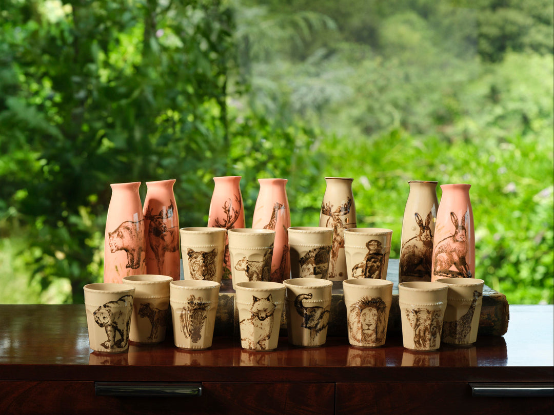 Wildlife Latte Cup in Mocha