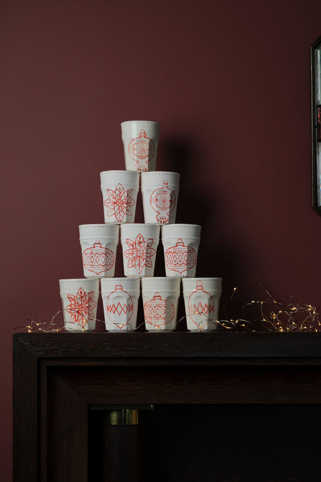 Cosy Latte Cup in Red