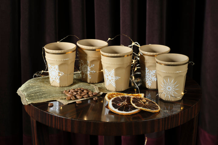 Cosy Latte Cup With Snowflake
