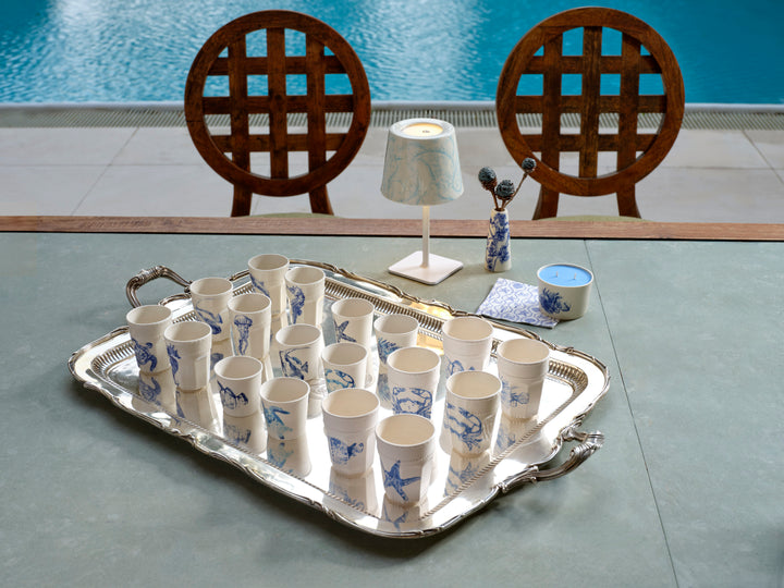 Sealife Latte Cup in Blue