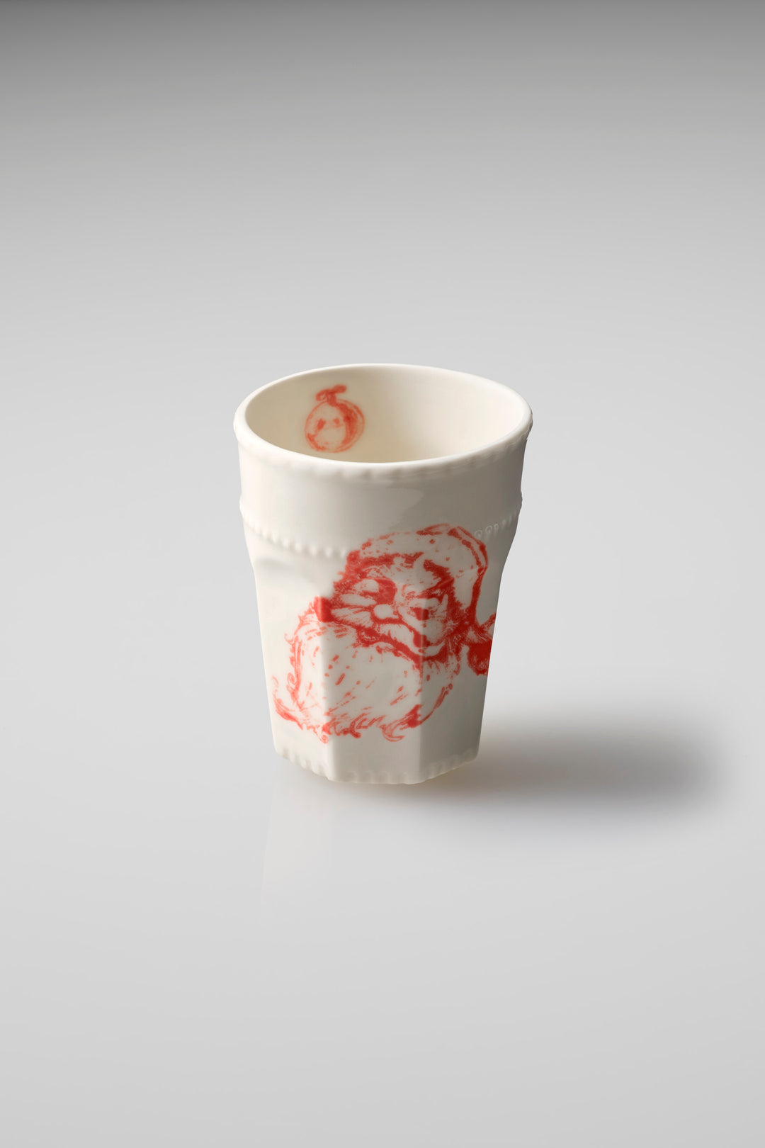 Cosy Latte Cup in Red