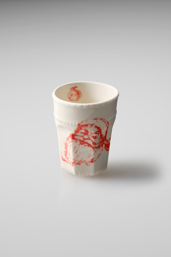 Cosy Latte Cup in Red