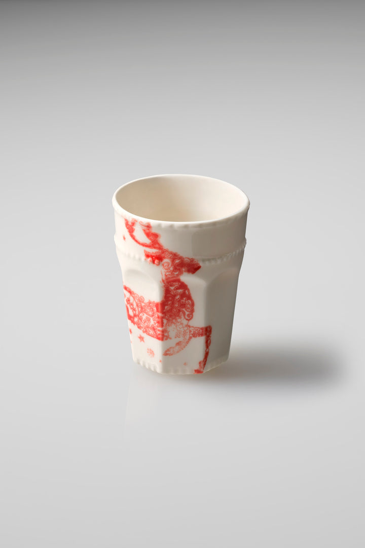 Cosy Latte Cup in Red