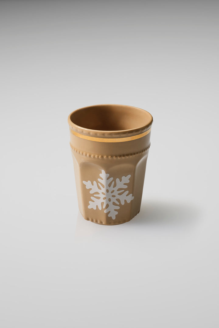 Cosy Latte Cup With Snowflake