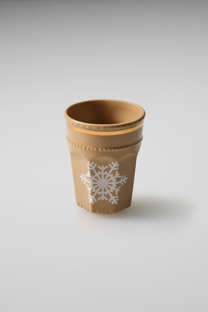 Cosy Latte Cup With Snowflake