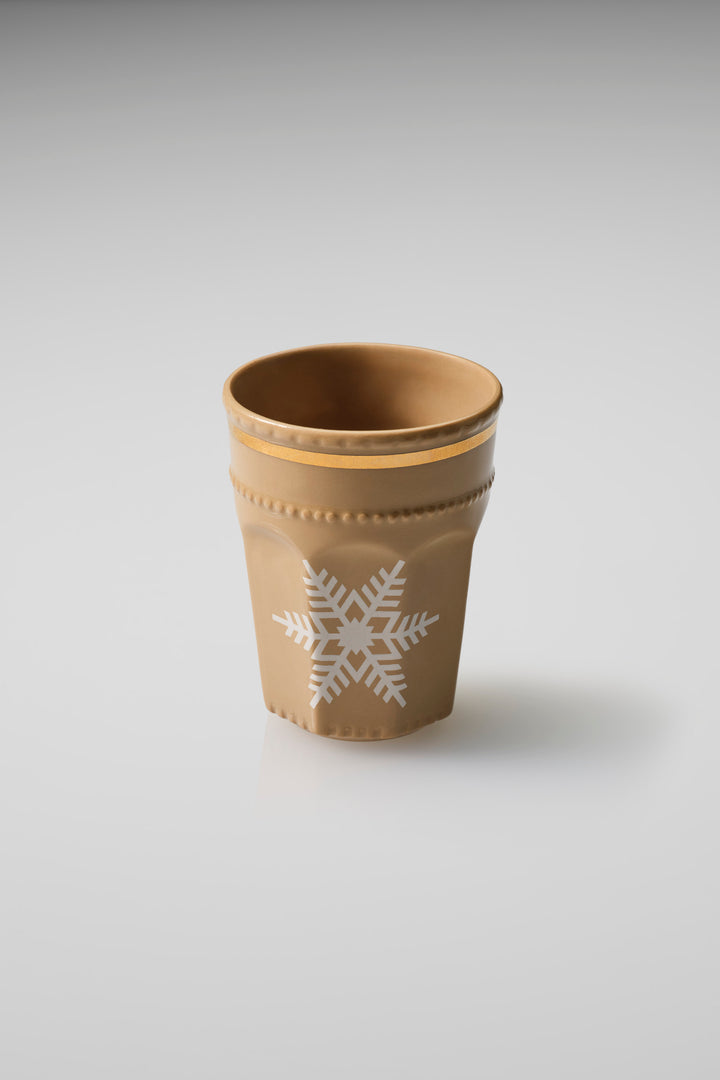 Cosy Latte Cup With Snowflake