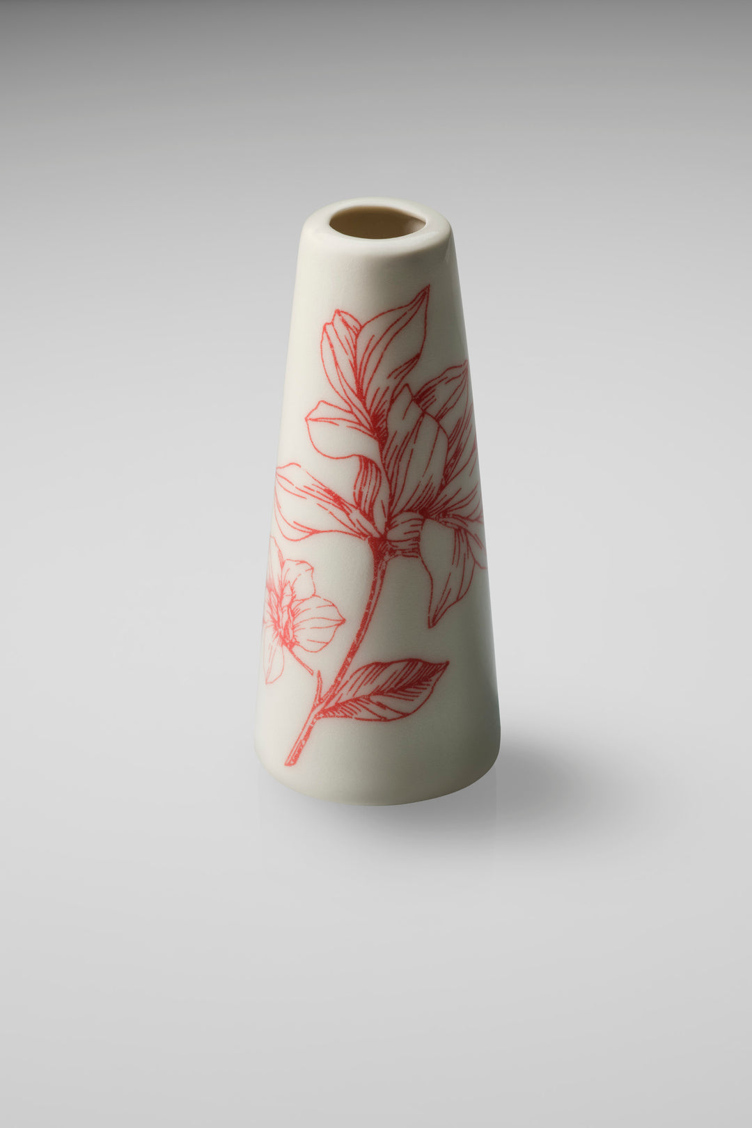 Lace Printed Petite Bloom Vase