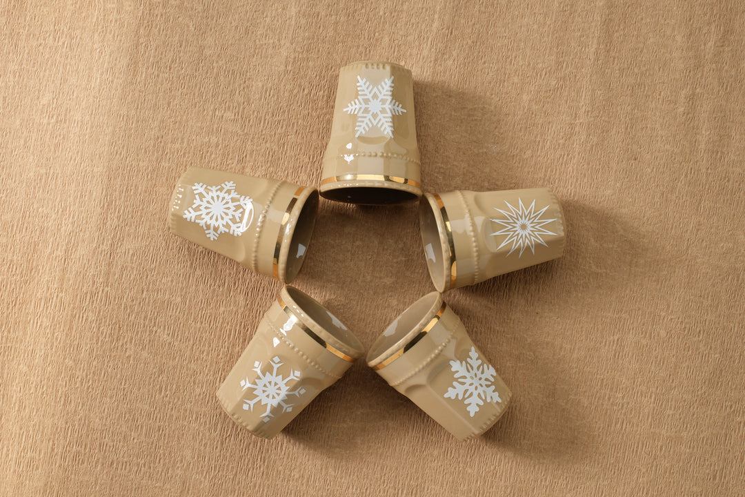 Cosy Latte Cup With Snowflake