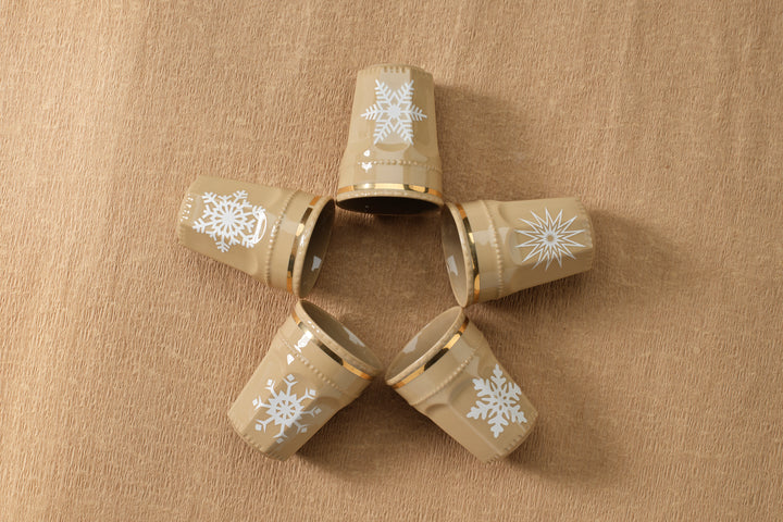 Cosy Latte Cup With Snowflake