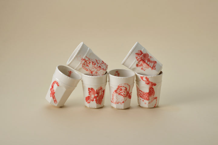 Cosy Latte Cup in Red