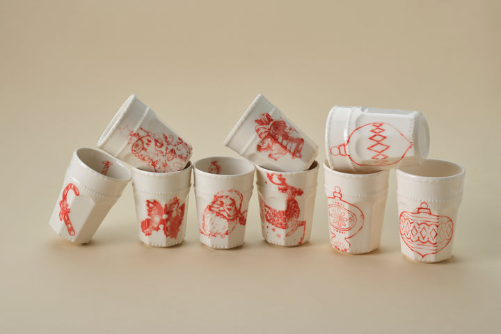 Cosy Latte Cup in Red