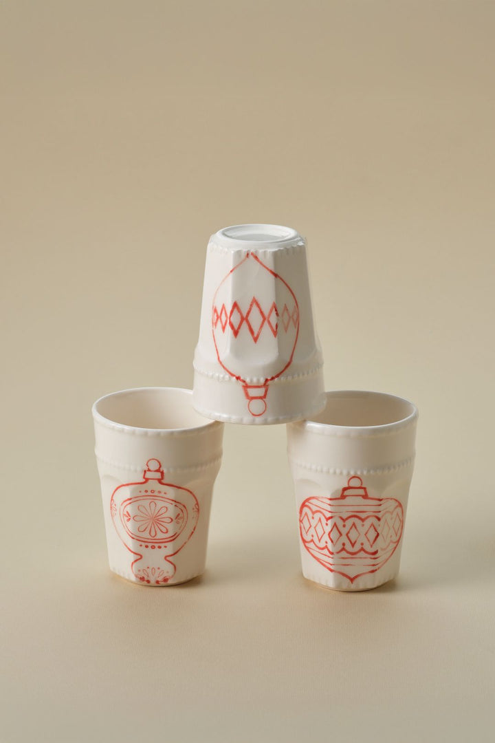 Cosy Latte Cup in Red