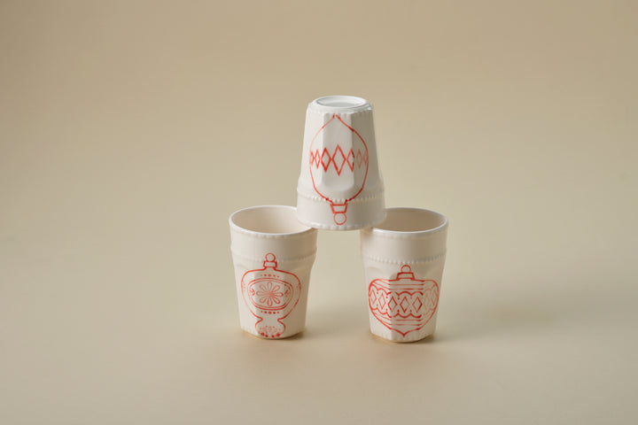 Cosy Latte Cup in Red