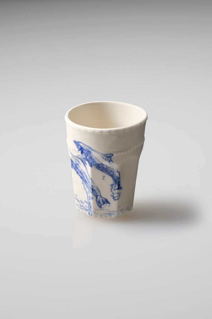 Sealife Latte Cup in Blue