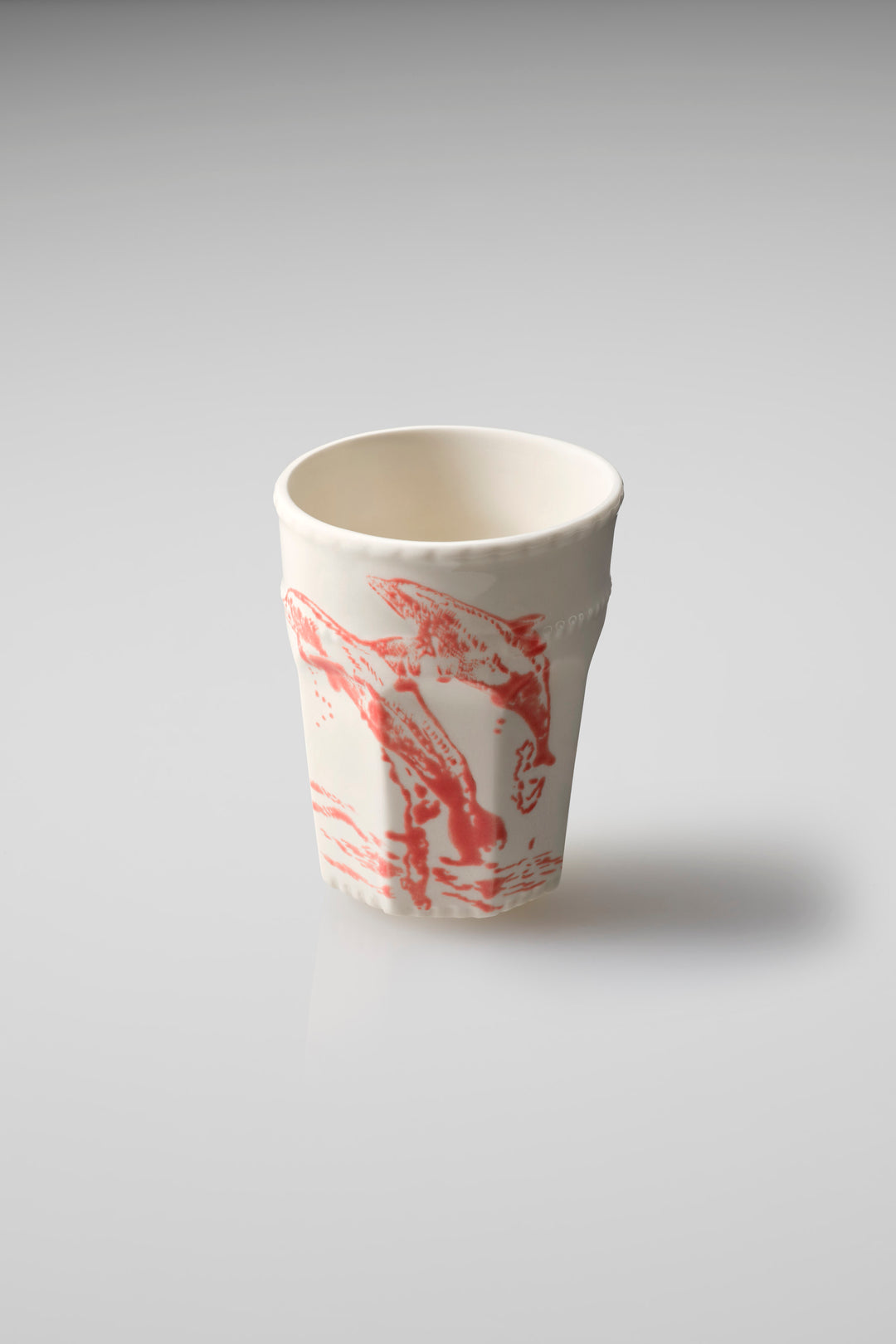 Sealife Latte Cup in Red