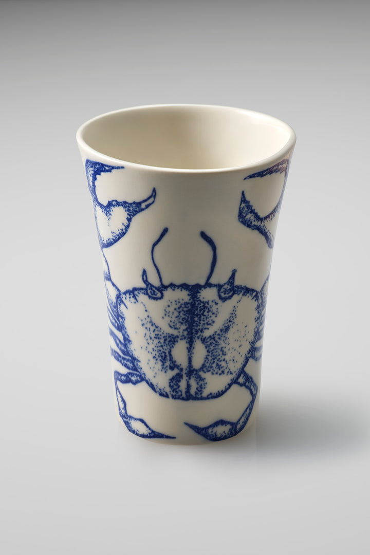 Sealife Tall Mug with Handle in Blue