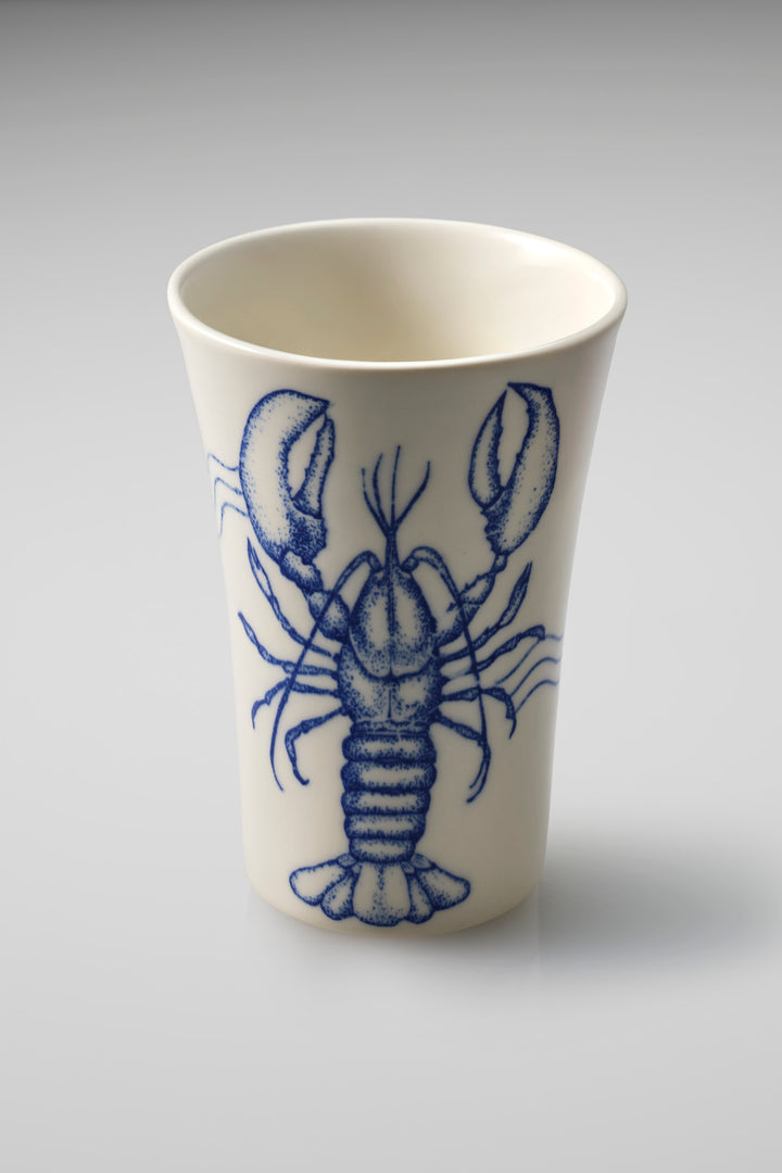 Sealife Tall Mug with Handle in Blue