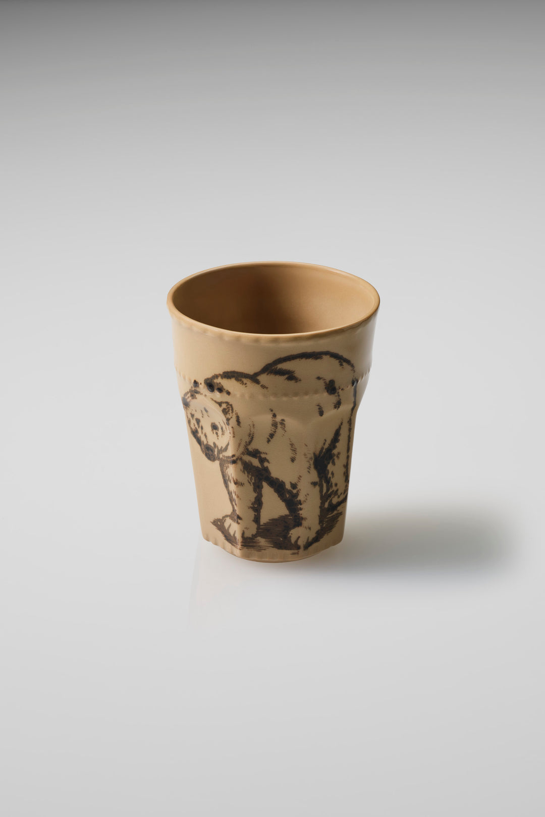 Wildlife Latte Cup in Mocha