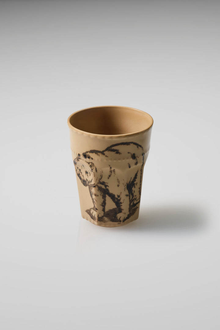 Wildlife Latte Cup in Mocha