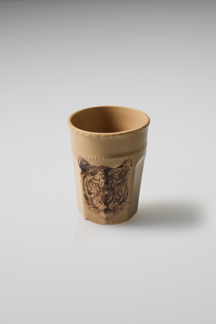 Wildlife Latte Cup in Mocha