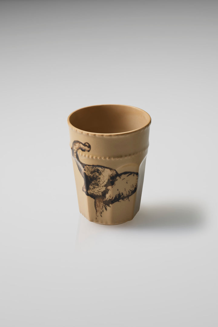 Wildlife Latte Cup in Mocha