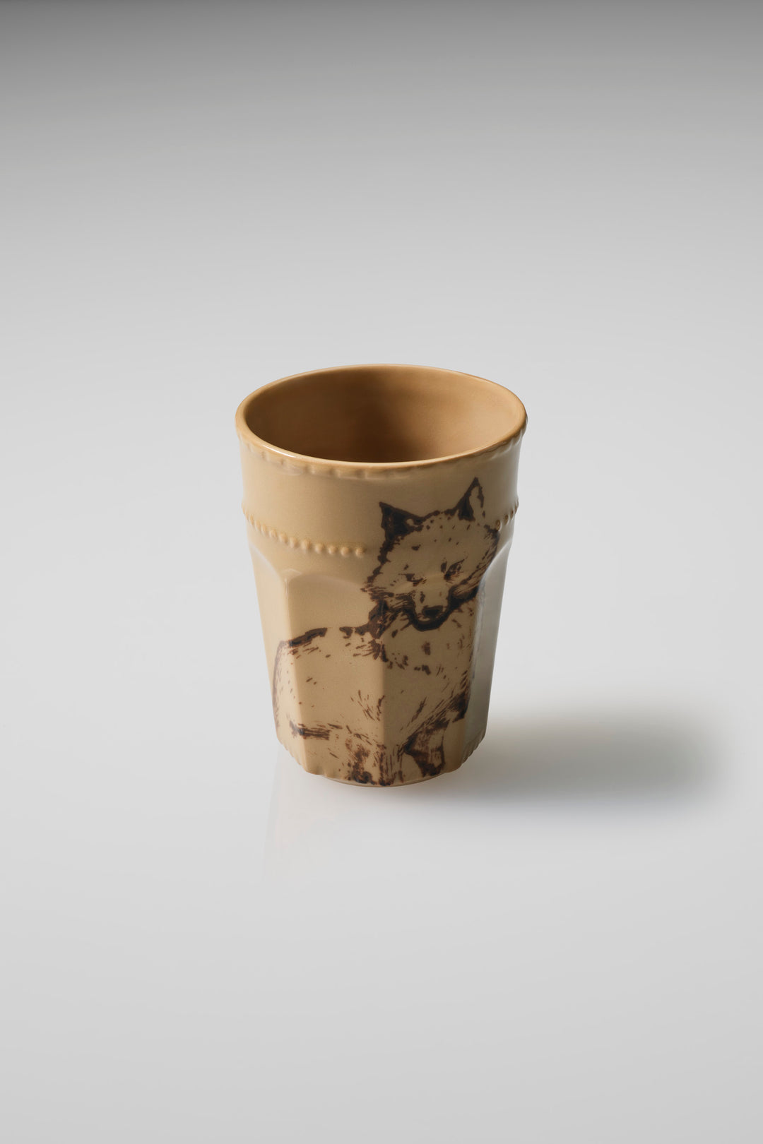 Wildlife Latte Cup in Mocha