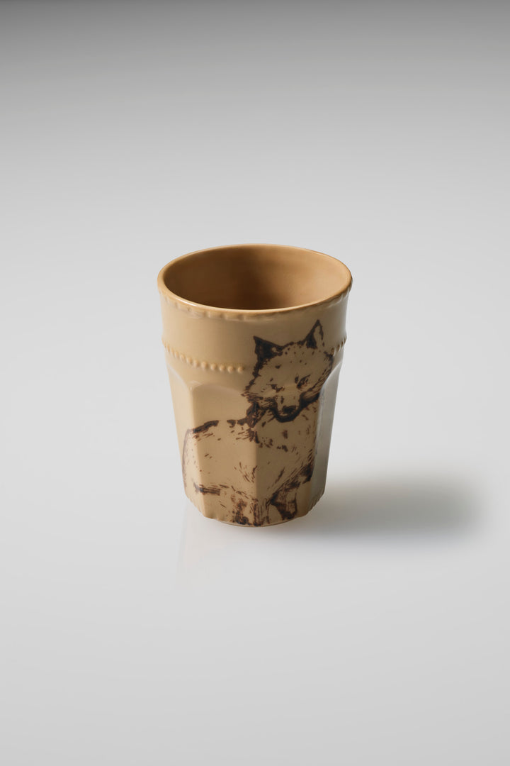 Wildlife Latte Cup in Mocha