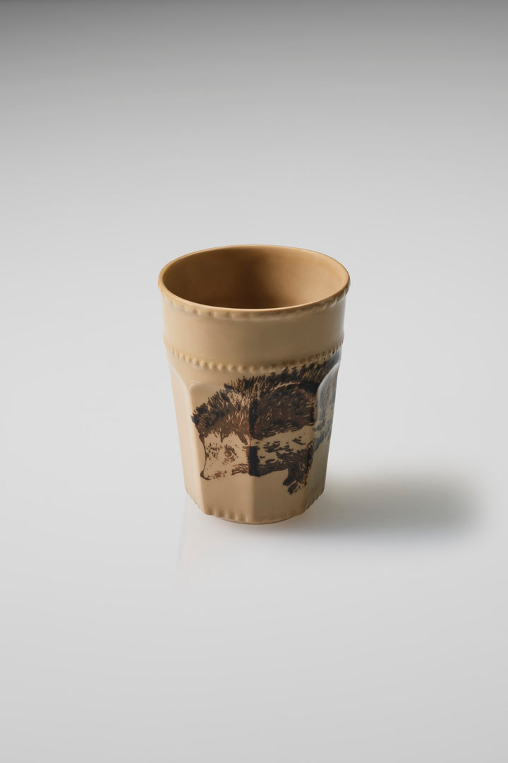 Wildlife Latte Cup in Mocha