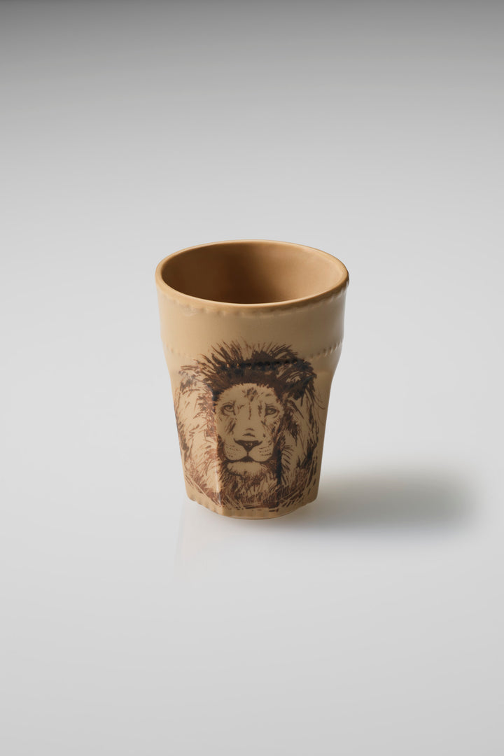 Wildlife Latte Cup in Mocha