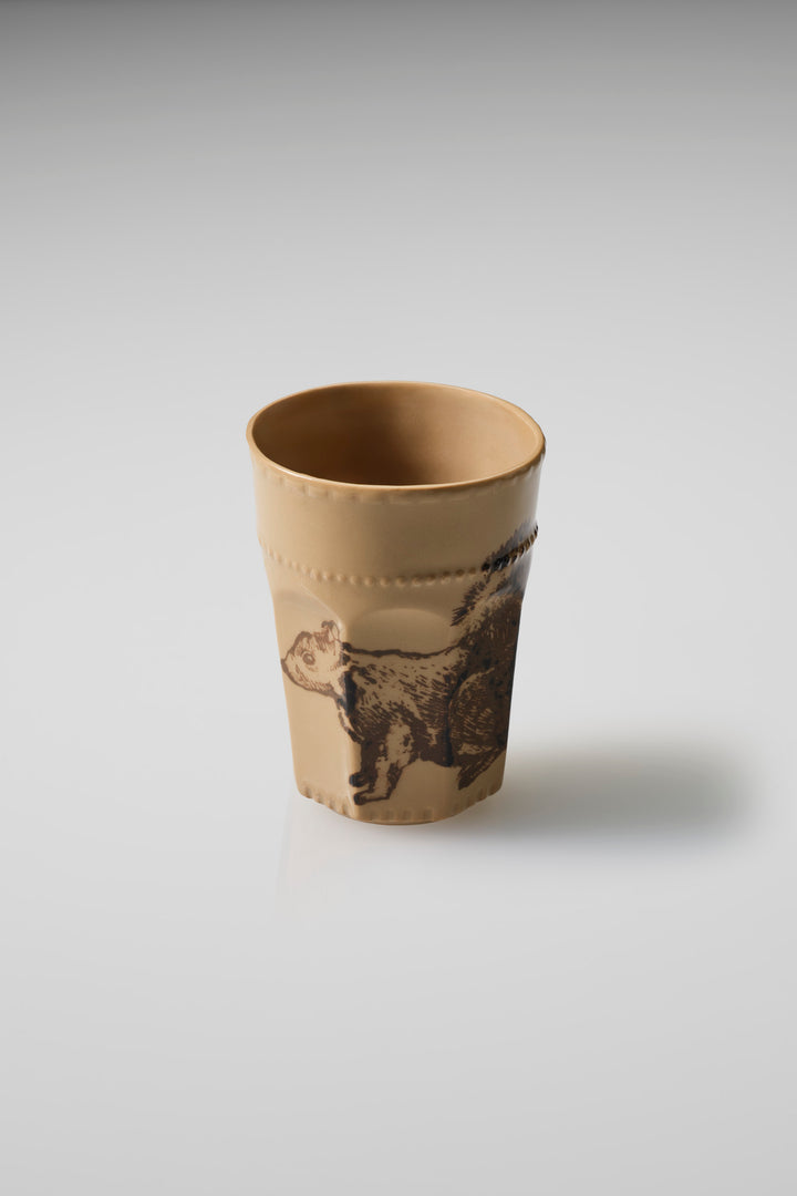 Wildlife Latte Cup in Mocha